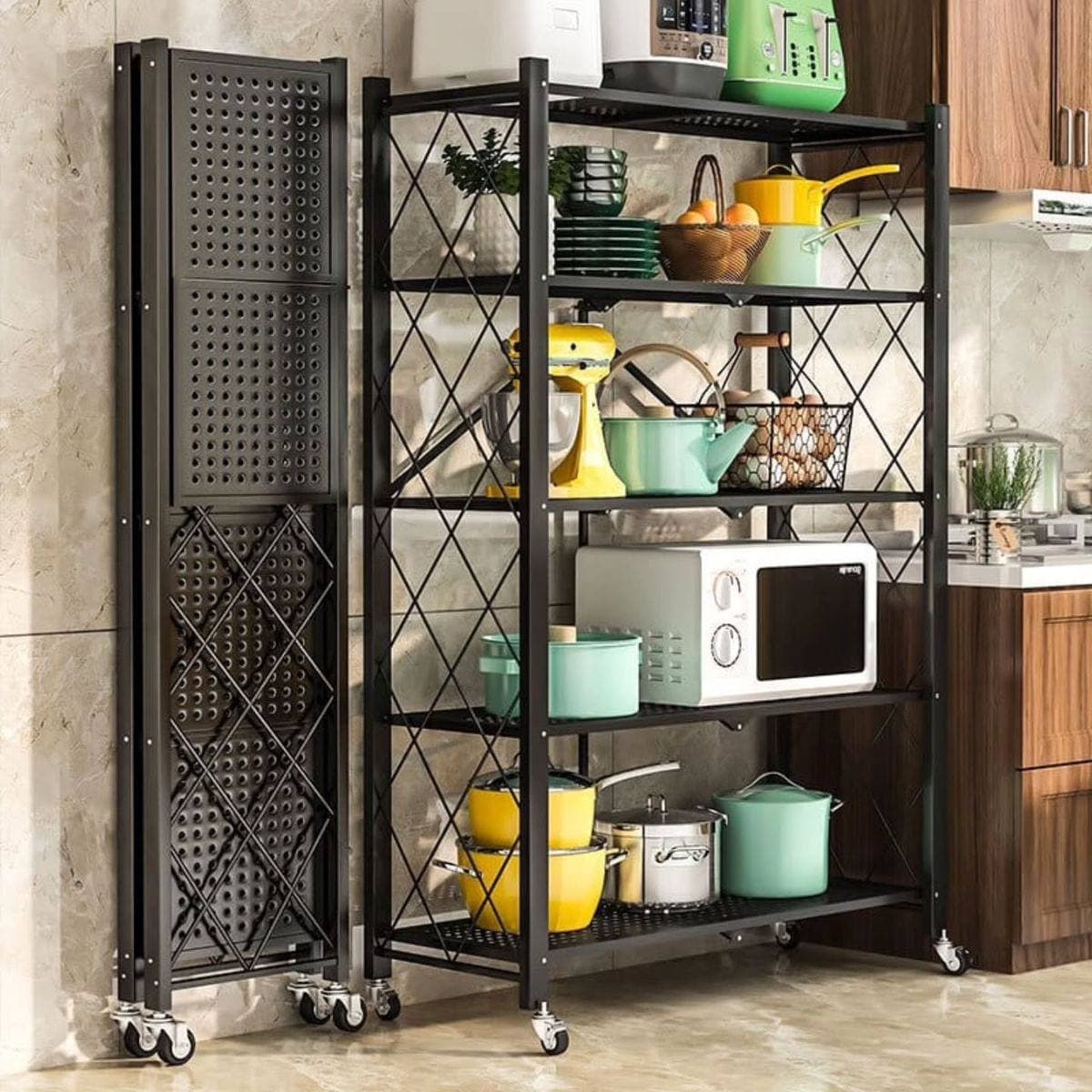 Five Layers Foldable Rack